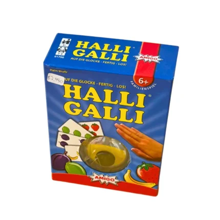 Juego Halli Galli de mesa infantil, ideal para trabajar velocidad de procesamiento, atención y control inhibitorio en niños con TDAH o trastornos del aprendizaje
