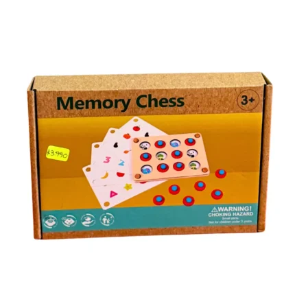 Memory chess juego de mesa didáctico para estimular memoria visual, concentración y seguimiento de reglas en niños con TEA o TDAH