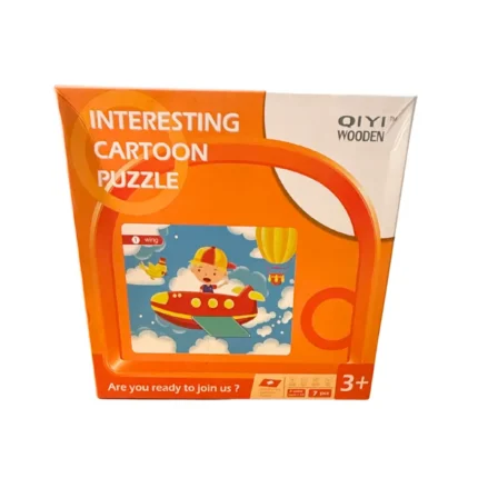 Tangram infantil de madera con piezas geométricas de colores, ideal para desarrollar razonamiento espacial y creatividad en niños con TEA o dificultades visoespaciales