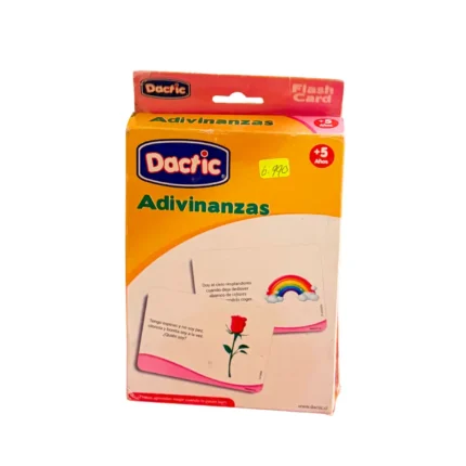 Láminas didácticas tipo flash card con adivinanzas infantiles, ideales para desarrollar comprensión auditiva, razonamiento inferencial y vocabulario en niños con trastornos del lenguaje