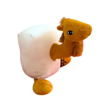 Peluche de camello suave y abrazable, ideal como acompañante emocional, regulador sensorial y para juego simbólico en niños con TEA o ansiedad